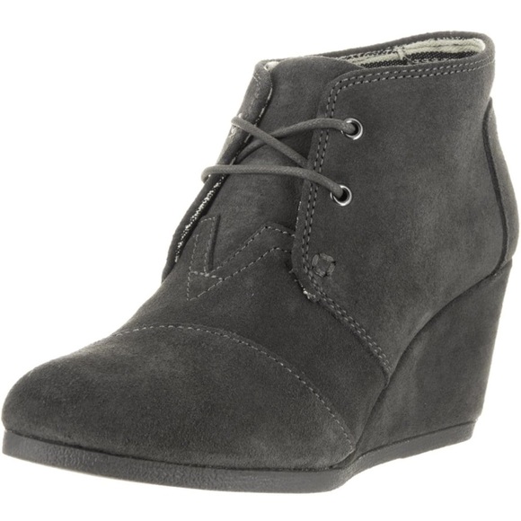 Toms Lace up wedge bootie size 7.5 - Picture 1 of 13